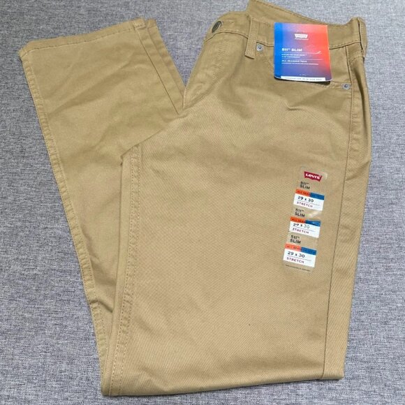 Levi's 511™ Slim Fit All Seasons Tech Men's Jeans, 29x30 - Picture 1 of 6